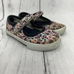 Osh Kosh US 5 Baby Girl Floral Mary Jane Flat Shoes